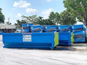 Exterior of Coastal Waste's Yard in Pompano Beach